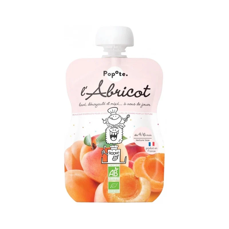 Popote L'Albicocca Da 4/6 Mesi BIO 120 g — Omogeneizzato