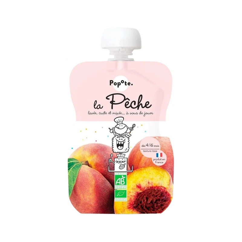 Popote La Pesca Da 4 Mesi Bio 120 g — Omogeneizzato