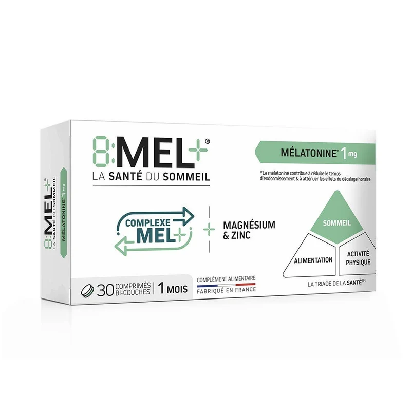 8:MEL+ Melatonina 1 mg 30 compresse — Integratore