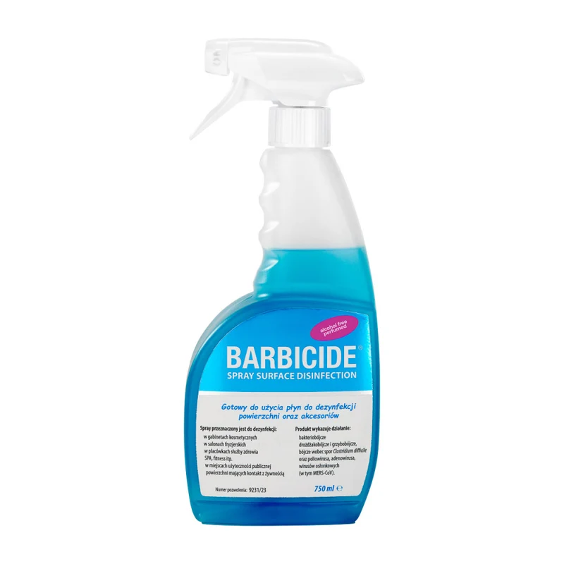 Barbicide Spray Disinfettante Superfici 750 ml Profumato — Spray disinfettante