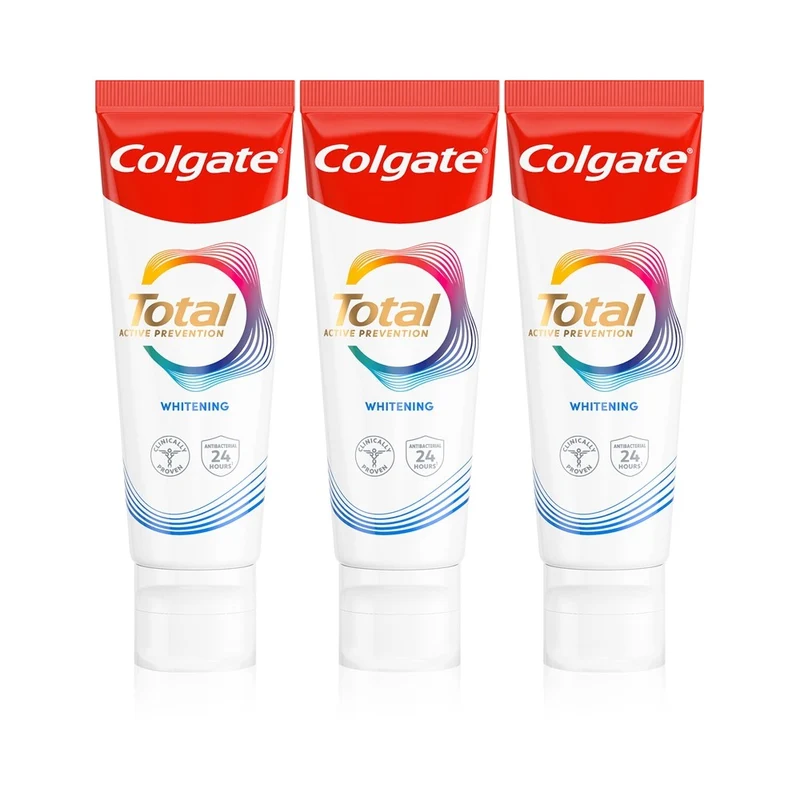 Colgate Total Trio Sbiancante 3 x 75 ml — Dentifricio