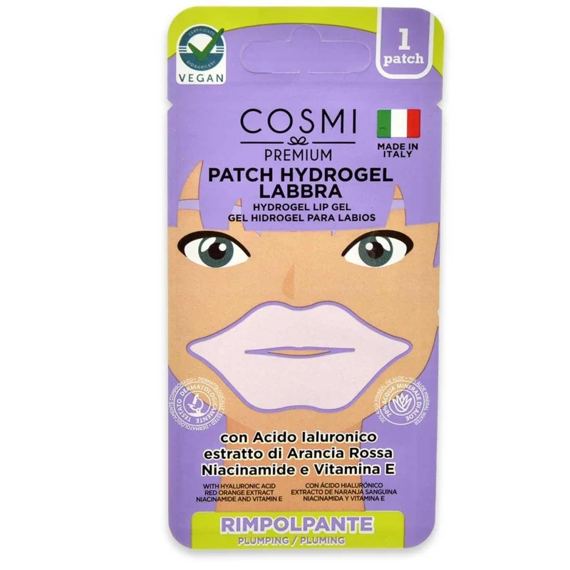 Cosmi patch labbra arancia rossa niacinamide — Patch labbra