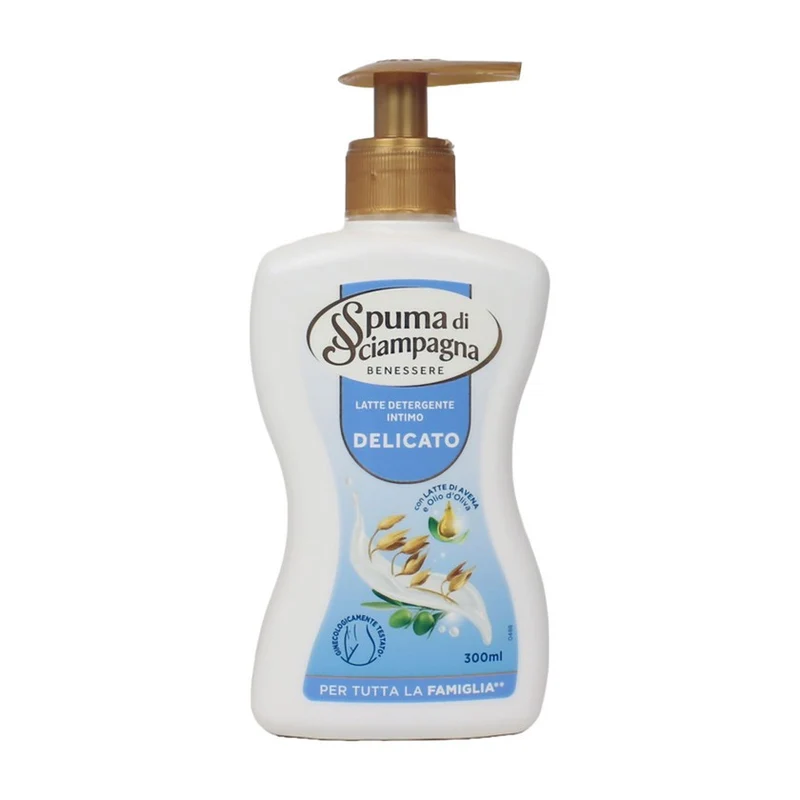 Spuma di sciampagna Latte Detergente Intimo Delicato 300 ml — Detergente intimo