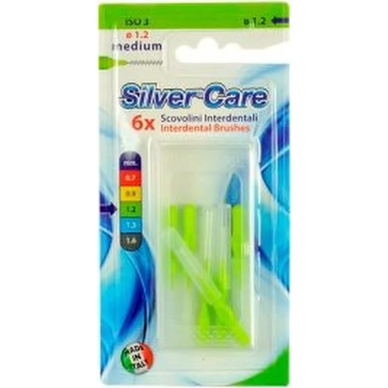 Silver Care Scovolino Interdentale Medium 6 Pezzi — Scovolino interdentale