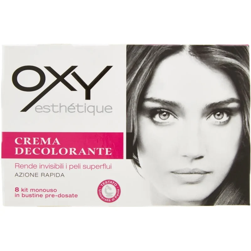 Oxy Crema Decolorante Viso Azione Rapida 8 bustine 75 ml — Decolorante