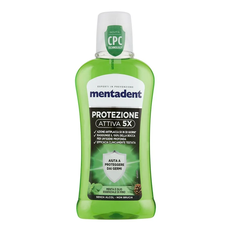 Mentadent Protezione Attiva 5X Collutorio Cpc Technology 400 ml — Collutorio