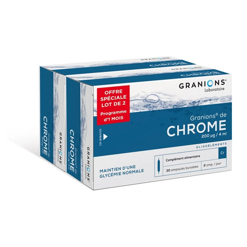 Granions Chrome mantenimento glicemia 2x30 ampolle — Integratore