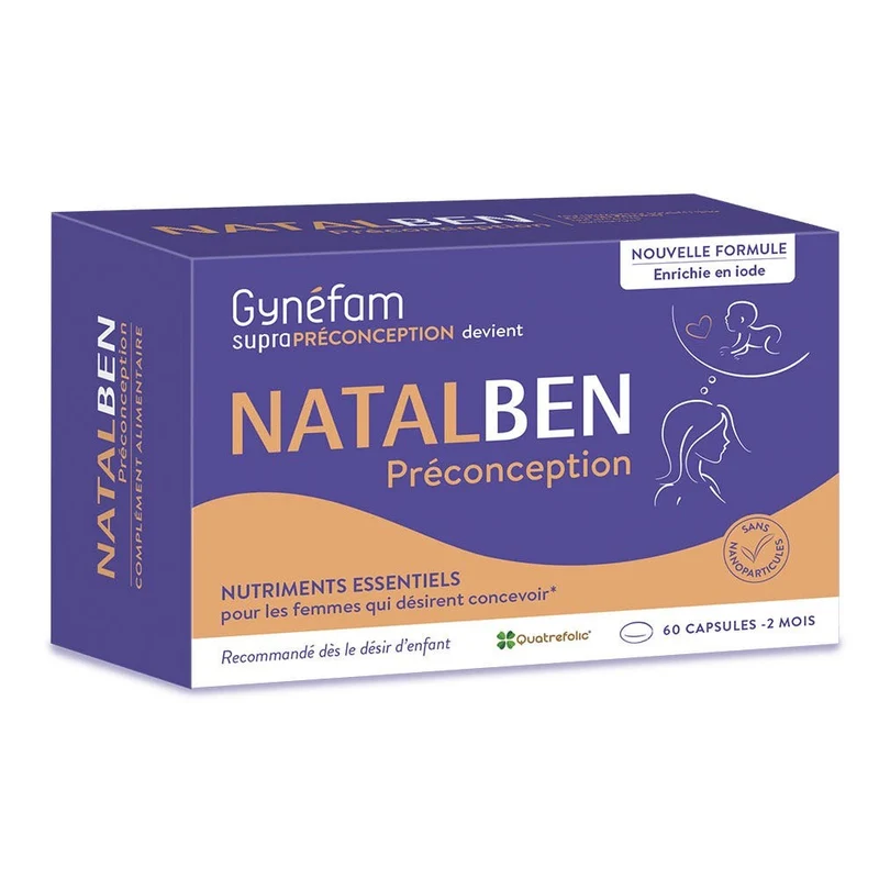 Effik Gynéfam Natalben pre-progettazione 60 capsule — Integratore