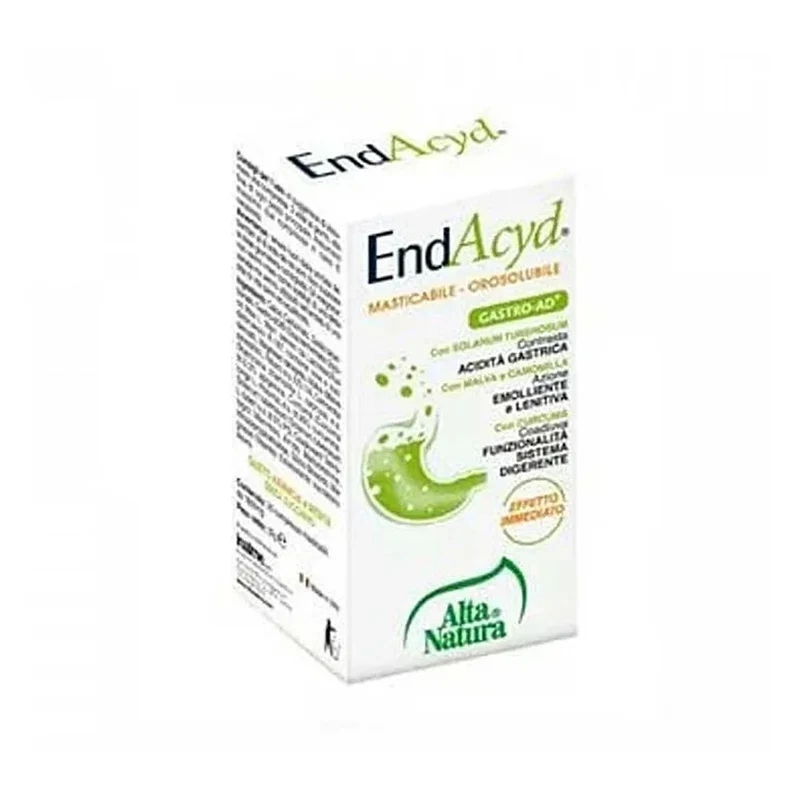 Alta Natura Endacyd Integratore Alimentare 20 Compresse Masticabili — Integratore