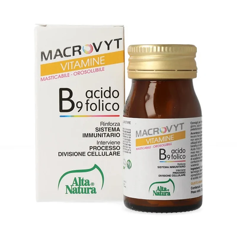 Alta Natura Macrovyt B9 Acido Folico 40 Compresse — Integratore