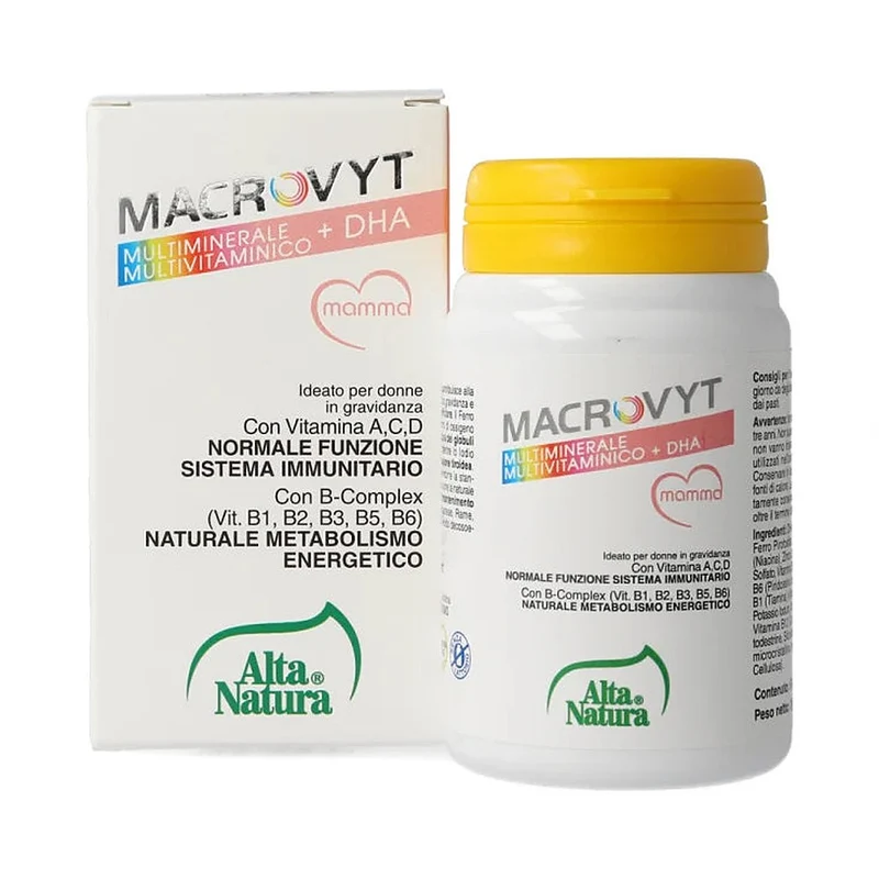 Alta Natura Macrovyt Multiminerale Multivitamico Dha 60 Capsule — Integratore