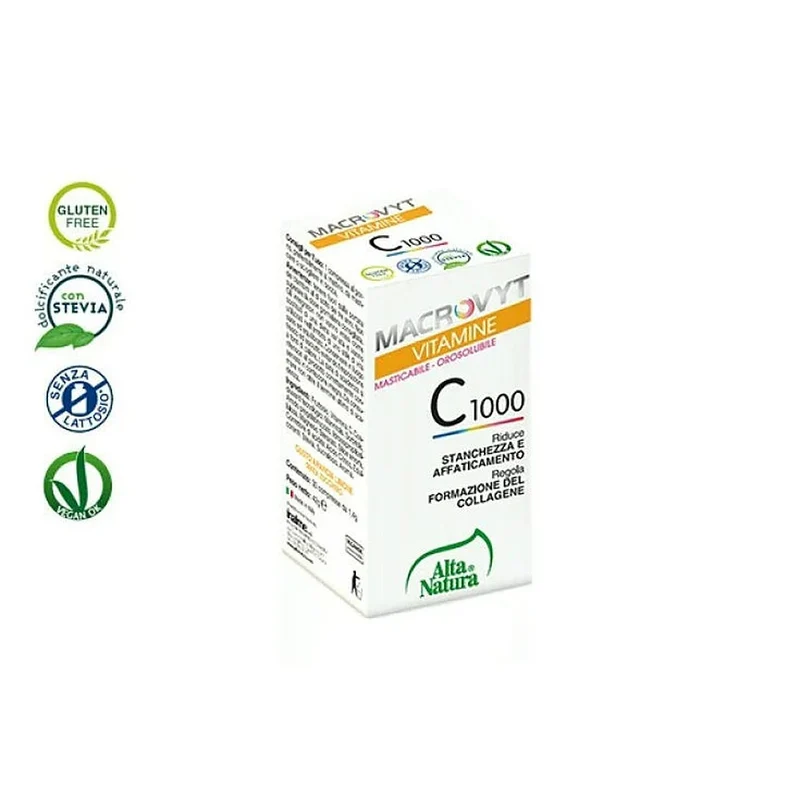 Alta Natura Macrovyt Vitamina C1000 30 Compresse — Integratore