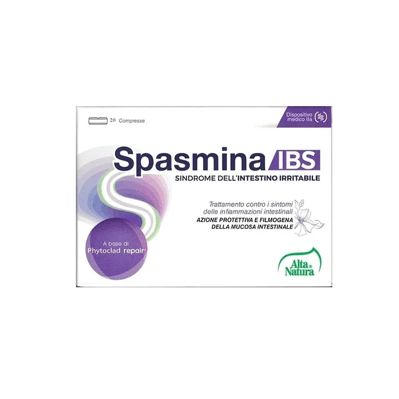 Alta Natura Spasmina IBS 30 Compresse Rivestite — Integratore alimentare