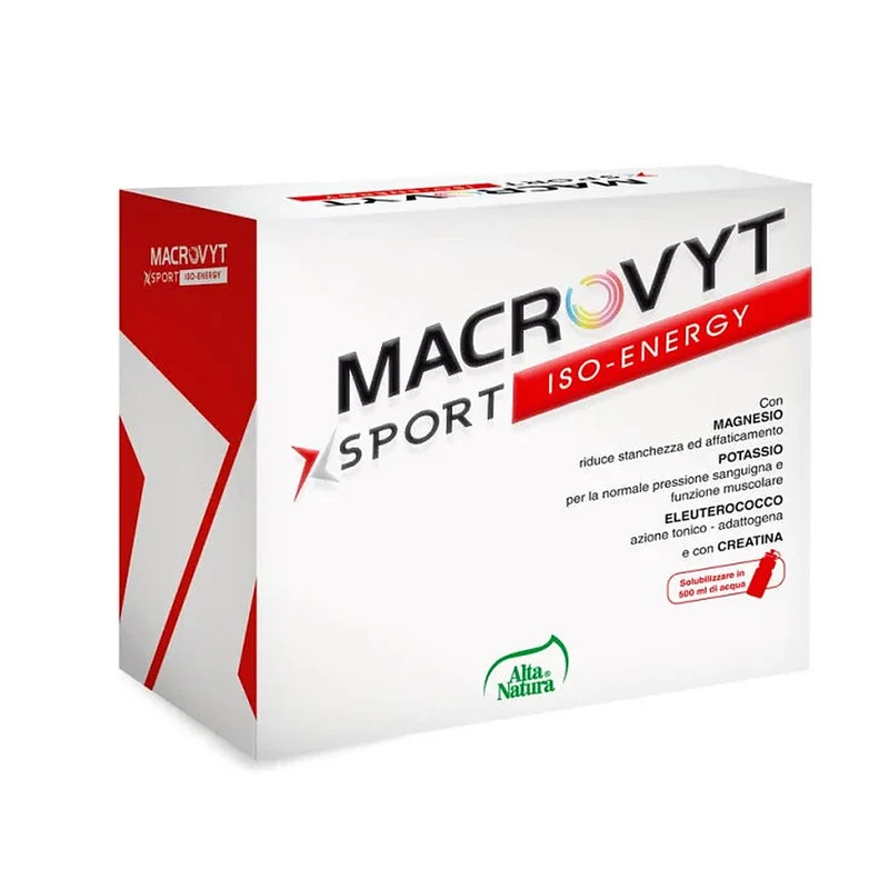 Alta Natura Macrovyt Sport Iso-Energy 12 Bustine — Integratore alimentare