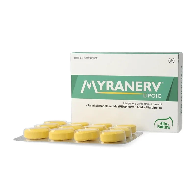 Alta Natura Myranerv Lipoic 24 Compresse — Integratore