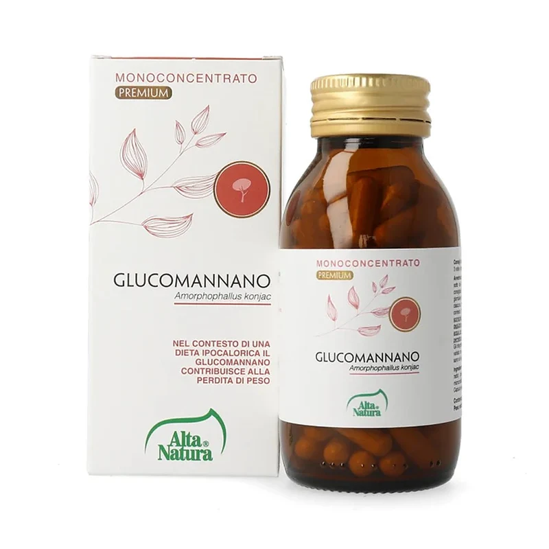 Alta Natura Glucomannano 100 Capsule 500mg — Integratore