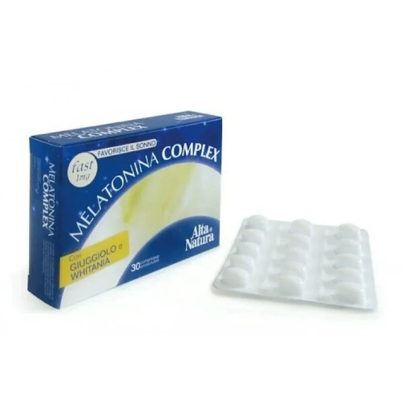 Alta Natura Melatonina Complex Fast 30 compresse — Integratore alimentare