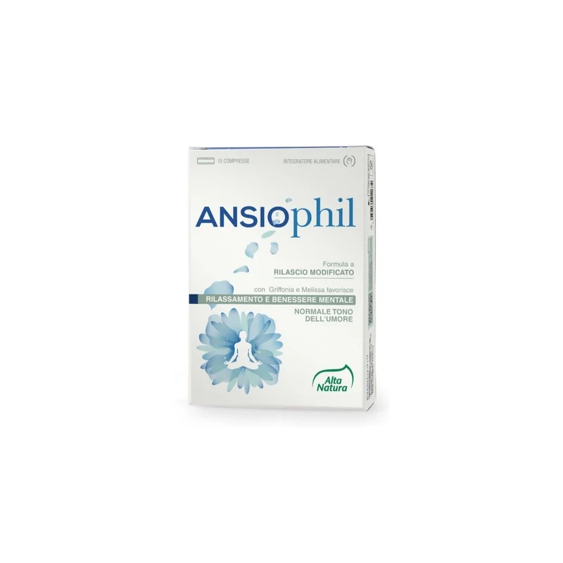 Alta Natura Ansiophil 15cpr 850mg — Integratore alimentare