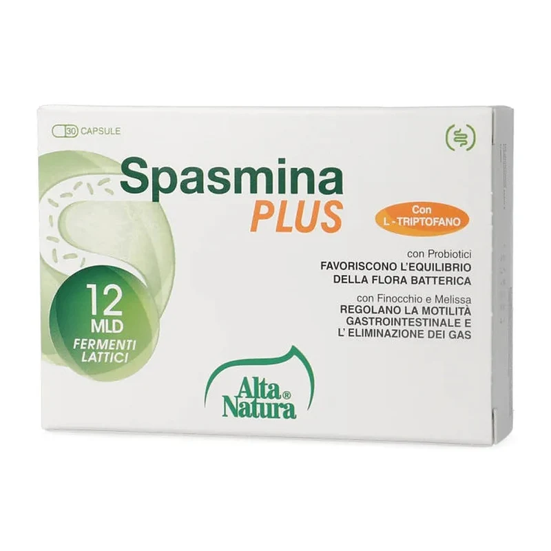 Alta Natura Spasmina Plus 30 Capsule — Integratore alimentare