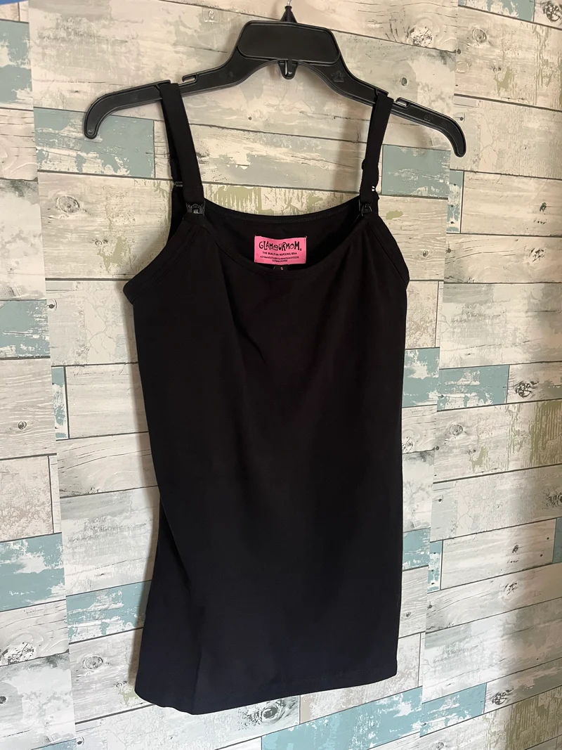 Glamour Mom nursing bra tummy control long nursing top