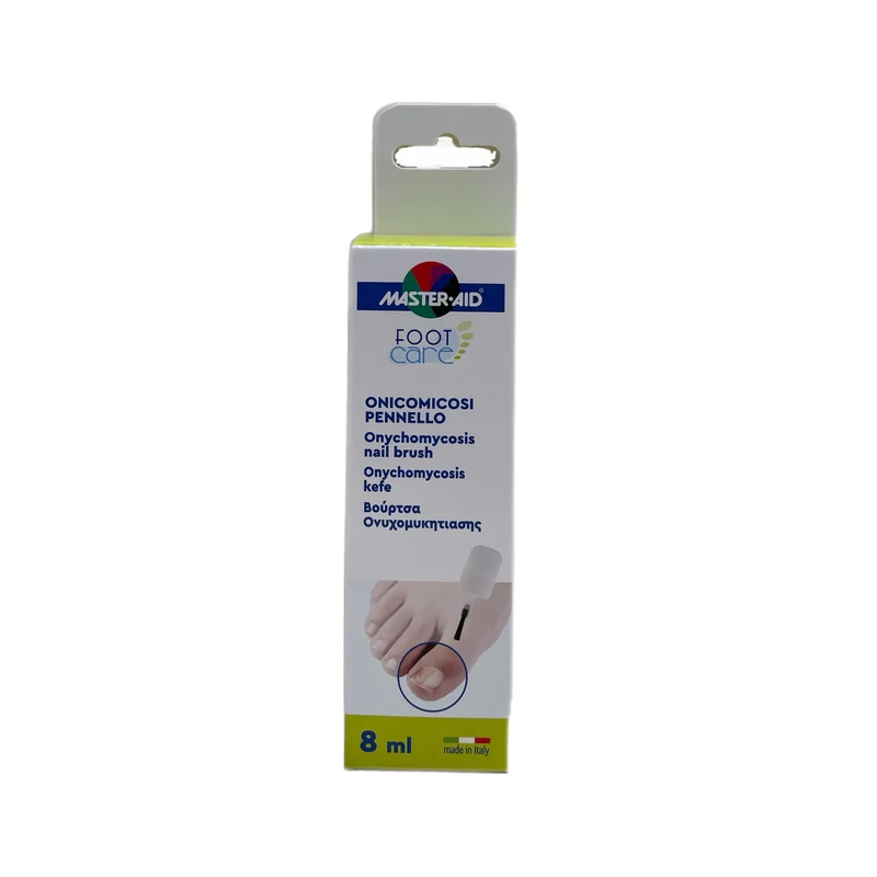 Master Aid Foot Care Onicomicosi Pennello Tratta Infezione Crescita Funghi Migliora Aspetto Unghie 8 ml