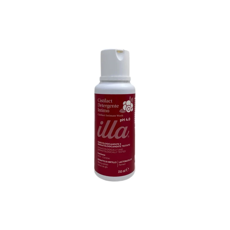 Illa Cistilact Detergente Intimo Ph 4 Quotidiano Sensibile Cisti Ricorrenti 250 ml