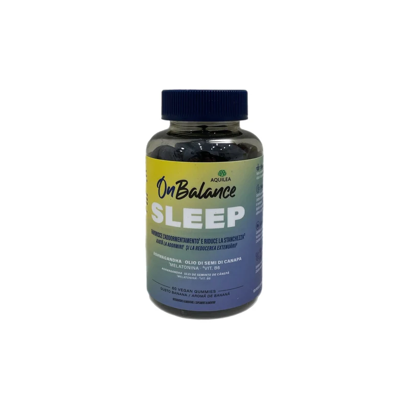 Aquilea Sleep On Balance Sonno Stanchezza Banana 60 Gommose Vegane