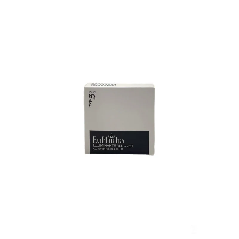 Euphidra Polvere Illuminante Compatta All Over Highlighter Viso Corpo Effetto Naturale Glowy Tutti Tipi Pelle 9 g