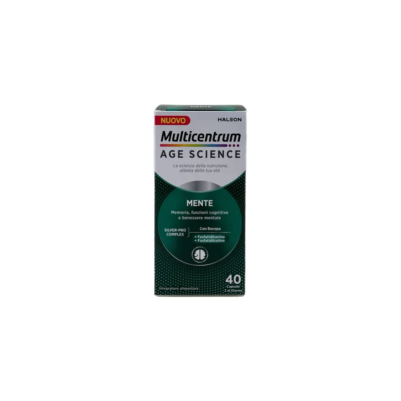 Multicentrum Age Science Integratore Alimentare Mente Memoria Funzioni Cognitive Benessere Mentale 40 compresse
