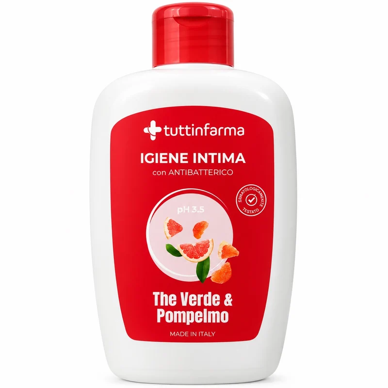 Tuttinfarma Igiene Intima con Antibarettico The Verde e Pompelmo 300 ml