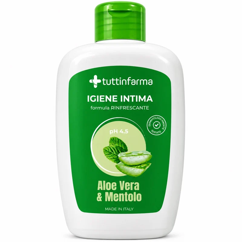 Tuttinfarma Igiene Intima Formula rinfrescante Aloe Vera e Mentolo 300 ml