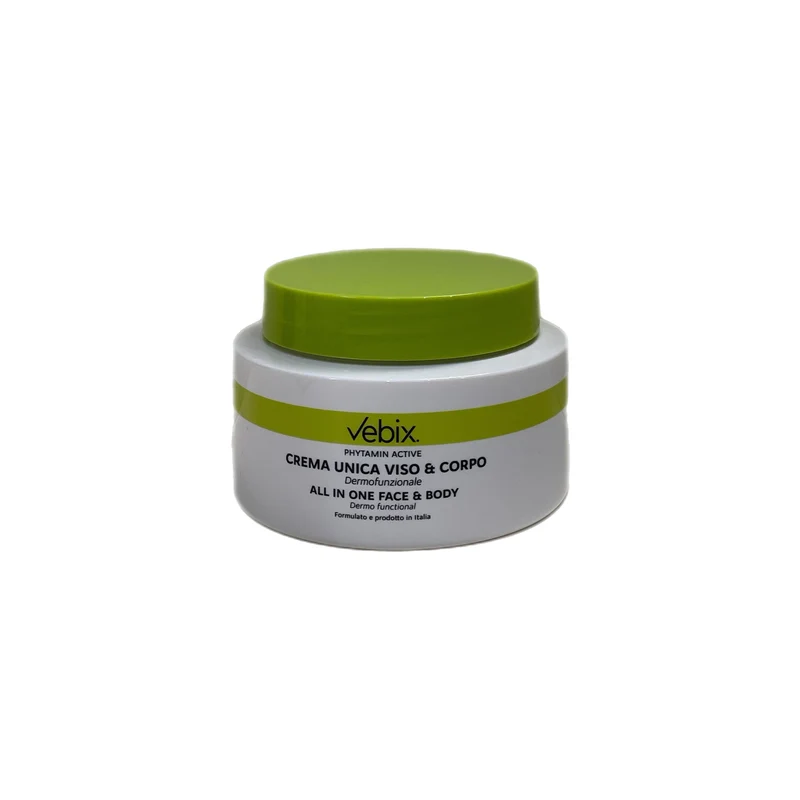 Vebix Crema Unica Viso Corpo Dermofunzionale Idratante Emolliente Rigenerante Secchezza 300 ml