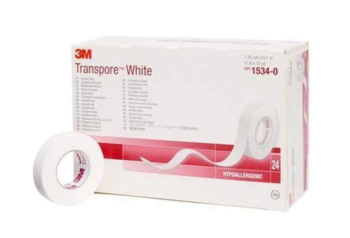 3M Transpore White - Nastro chirurgico traforato