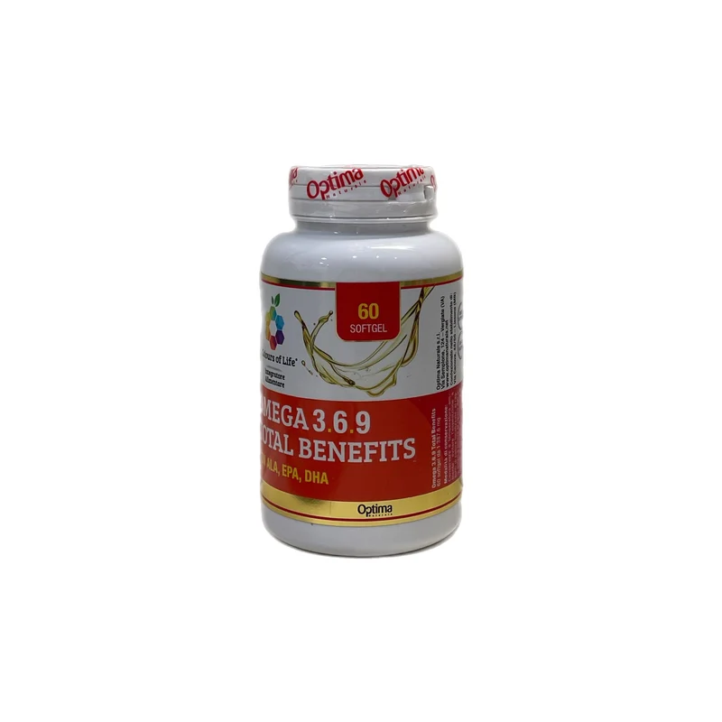 Optima Colors Of Life Integratore Omega 3 6 9 Total Benefits Olio Pesce Lino Semi Girasole No Glutine Lattosio 60 Perle