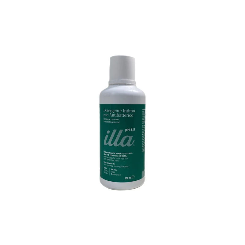 Illa Intimo Detergente Intimo Antibatterico Ph 3.5 Protegge Pelle Previene Odori Pelli Sensibili 500 ml