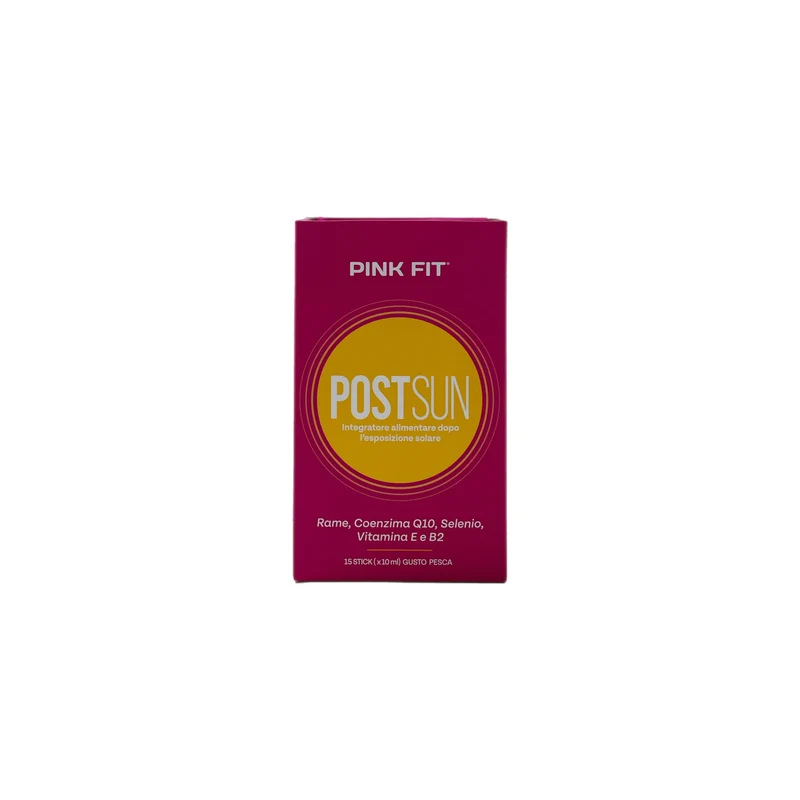 Pink Fit Post Sun Integratore Pelle Protegge Idrata Omaggio Maschera Capelli Pochette Rigenera Dopo Esposizione Solare Disidratazione Fotoinvecchiamento 150 ml