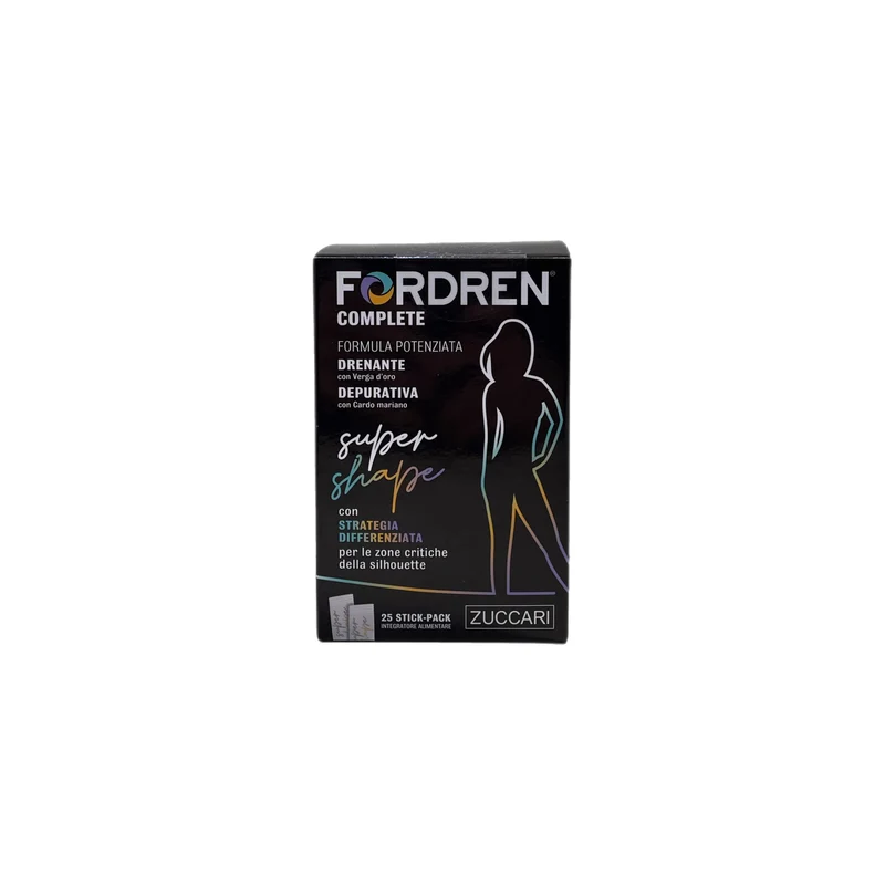 Zuccari Fordren Drenante Depurativo Super Shape Zone Critiche Silhouette Formula Potenziata Frodren Complete No Glutine 25 Bustine
