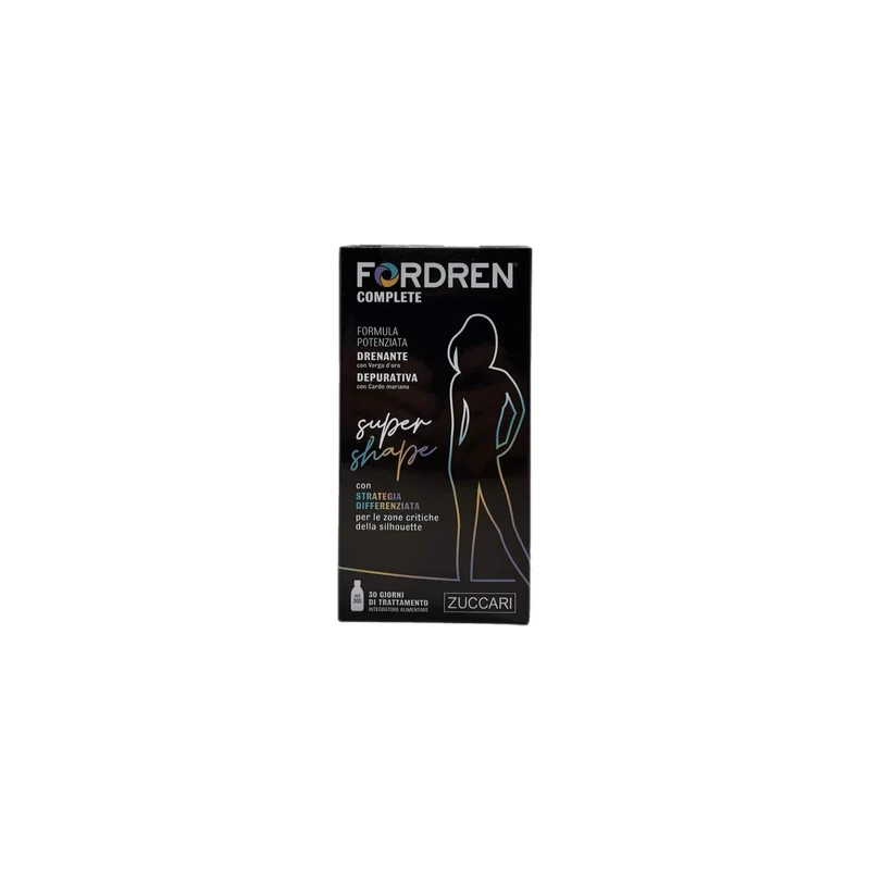 Zuccari Drenante Depurativo Super Shape Zone Critiche Silhouette Formula Potenziata Fordren Complete No Glutine300 ml