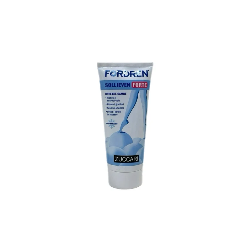 Zuccari Fordren Crio Gel Benessere Gambe Defaticante Gonfiore Pesantezza Microcircolo Sollieven Forte 100 ml
