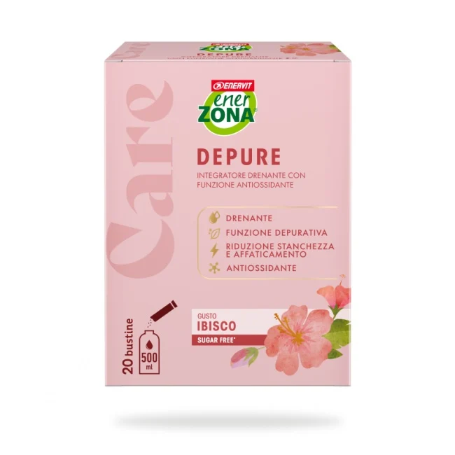 Enerzona Care Depure Ibisco Integratore Drenante e Depurativo 20 Bustine