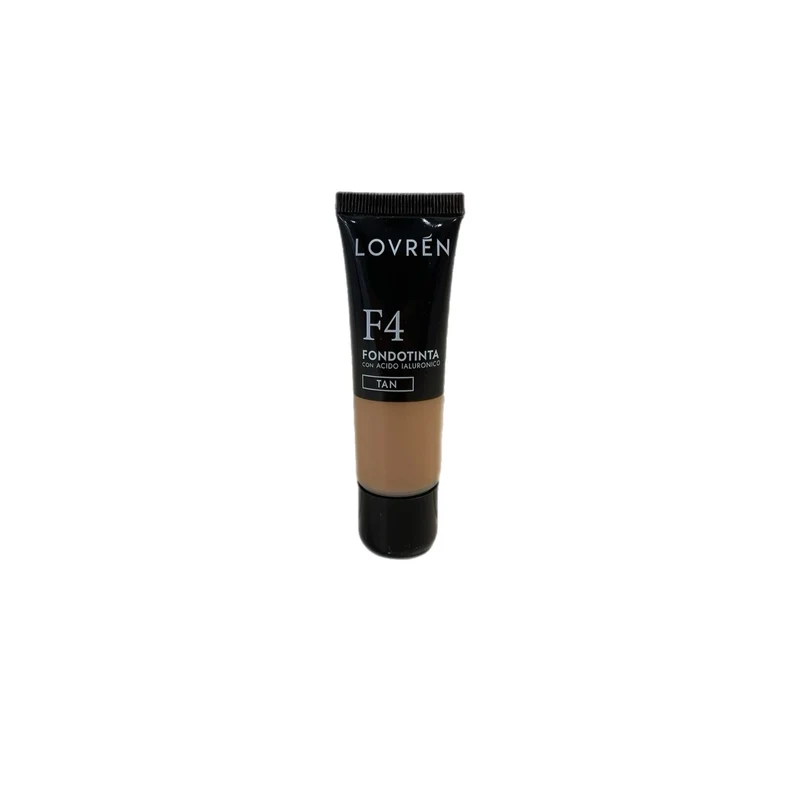 Lovren F4 Tan Fondotinta Cremoso Acido Ialuronico Effetto Naturale Tutti Giorni 25 ml