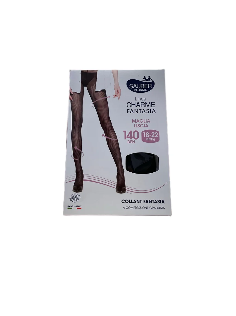 Sauber Donna Maglia Liscia Terapeutico Collant Fantasia Spiga Chic Compressione Sanguigna 140 Denari