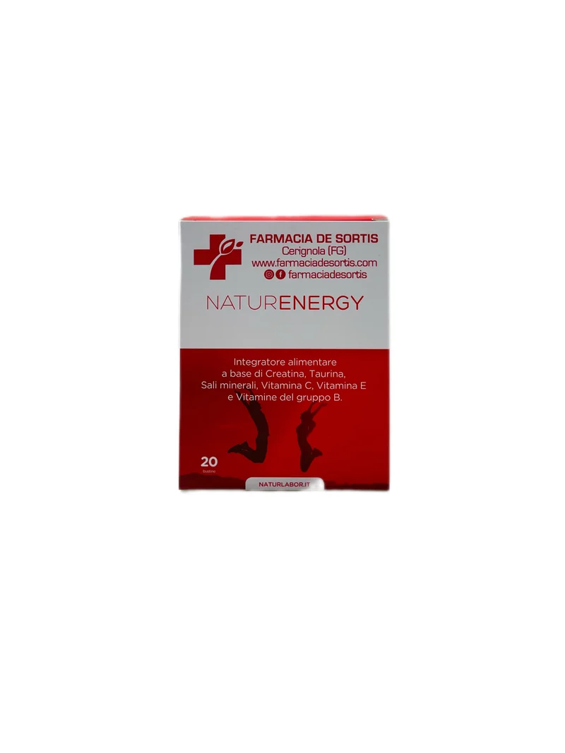 NaturEnergy Integratore Alimentare Energia Stanchezza Affaticamento 20 Bustine Naturlabor