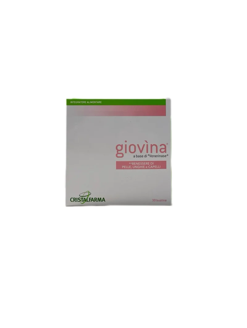 Giovìna Integratore Alimentare Pelle Unghie Capelli 30 Bustine Cristalfarma