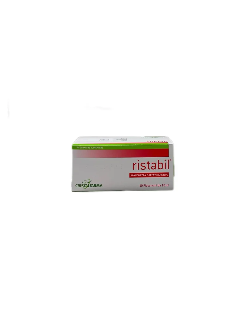 Ristabil Integratore Alimentare Stanchezza Affaticamento Omaggio Miele 10 Flaconcini Cristalfarma