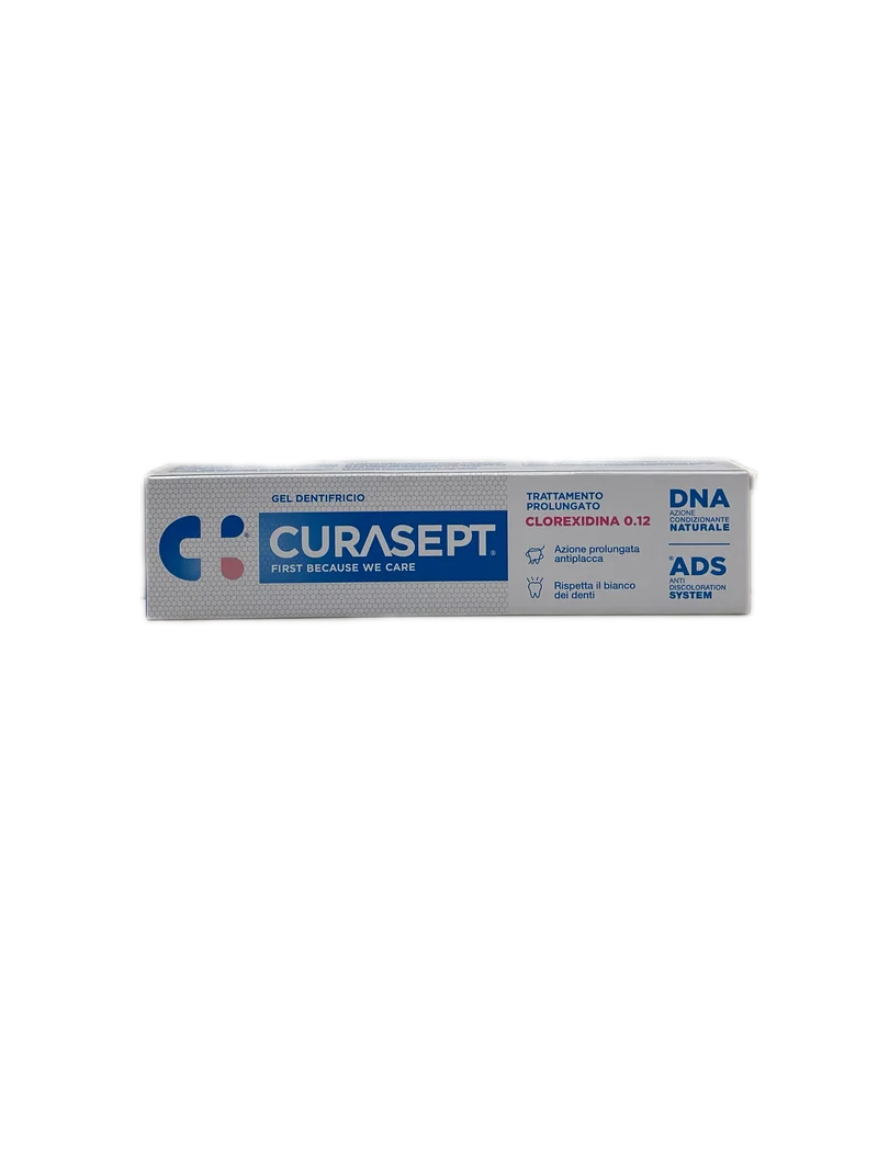 Curasept Gel Dentifricio Trattamento Prolungato Antiplacca ADS DNA Clorexidina 0.12 75 ml