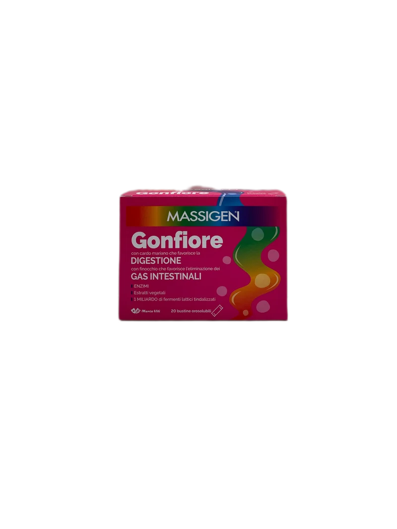 Massigen Integratore Alimentare Gonfiore No Glutine Lattosio 20 Bustine Orosolubili Marco Viti