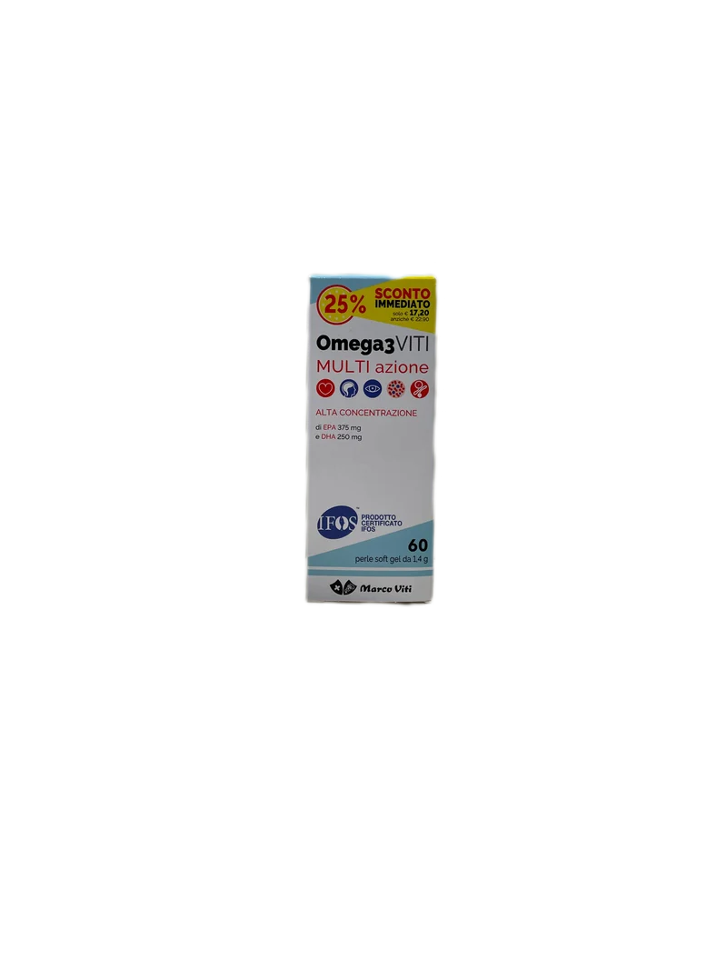 Omega3 Viti Integratore Alimentare Omega3 Tripla Azione Cuore Mente Vista No Glutine 60 Perle Marco Viti