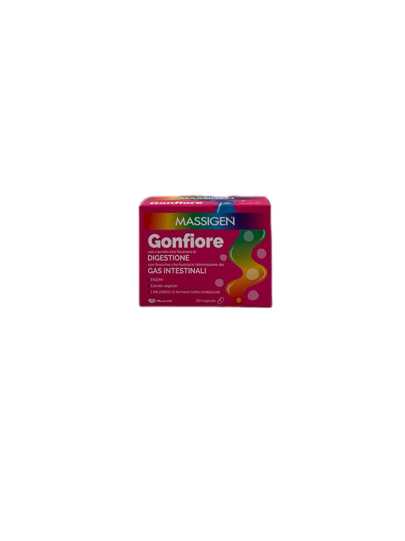 Massigen Integratore Alimentare Gonfiore No Glutine Lattosio 20 Capsule Marco Viti