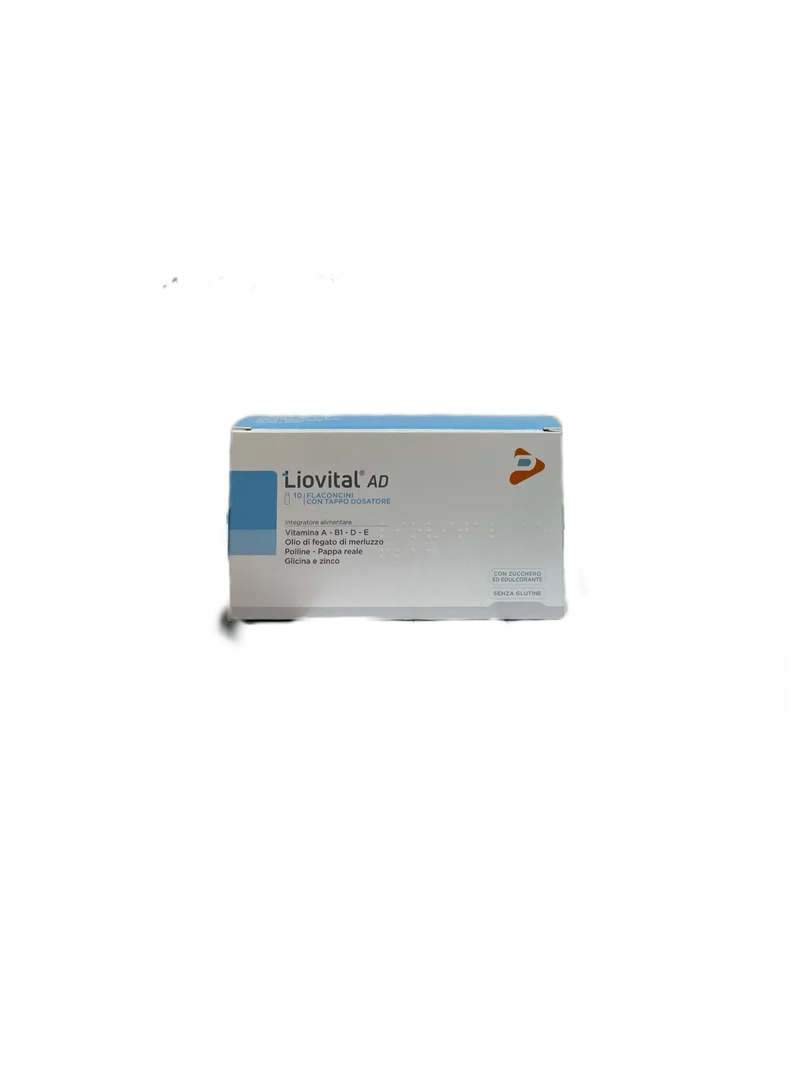 Liovital AD Integratore Alimentare Vitamine Minerali No Glutine 10 Flaconcini